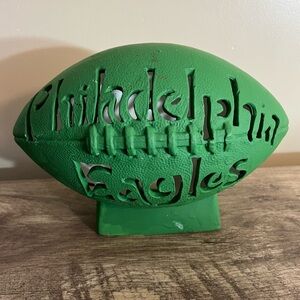 Philadelphia Eagles Ceramic Football Hollow has hole for a bulb Decor Man Cave